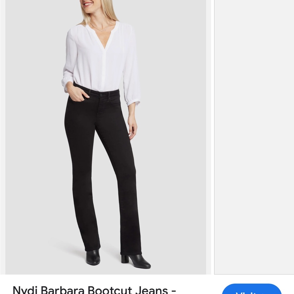 NWT NYDJ Barbara Bootcut Jean 0T